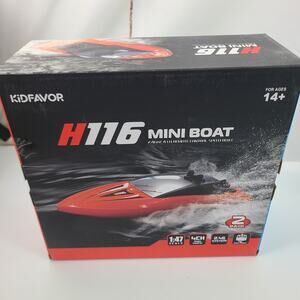 H116 RC Mini Boat 2 Pack Remote Control Boats 8+ New In Box